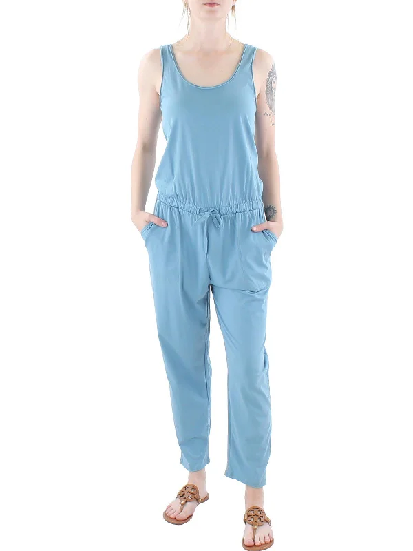 Womens Knit Sleeveless Jumpsuit