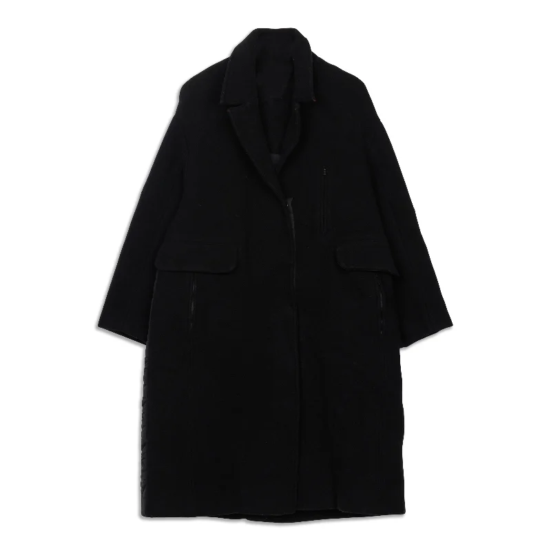 Wool Long Coat - Resale