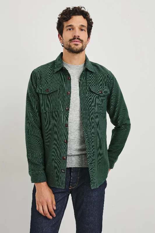 BURR SHIRT JACKET - CREEPING VINE