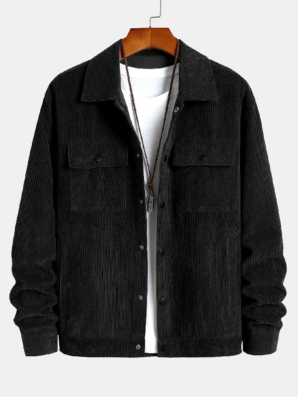 Corduroy Jacket With Pockets