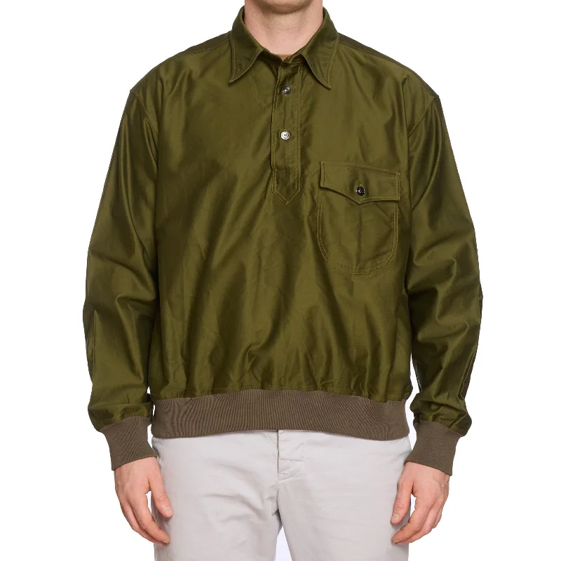 L.E.J - Cotton-Twill Half-Placket Shirt Jacket Discontinued