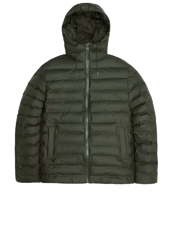 Rains Lohja Puffer Jacket in Green