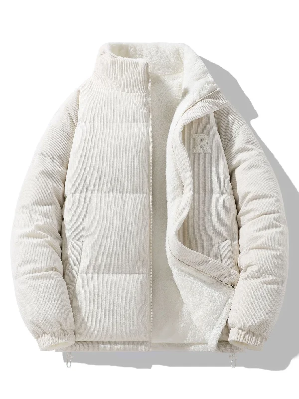 Reversible Teddy Fleece Corduroy Coat