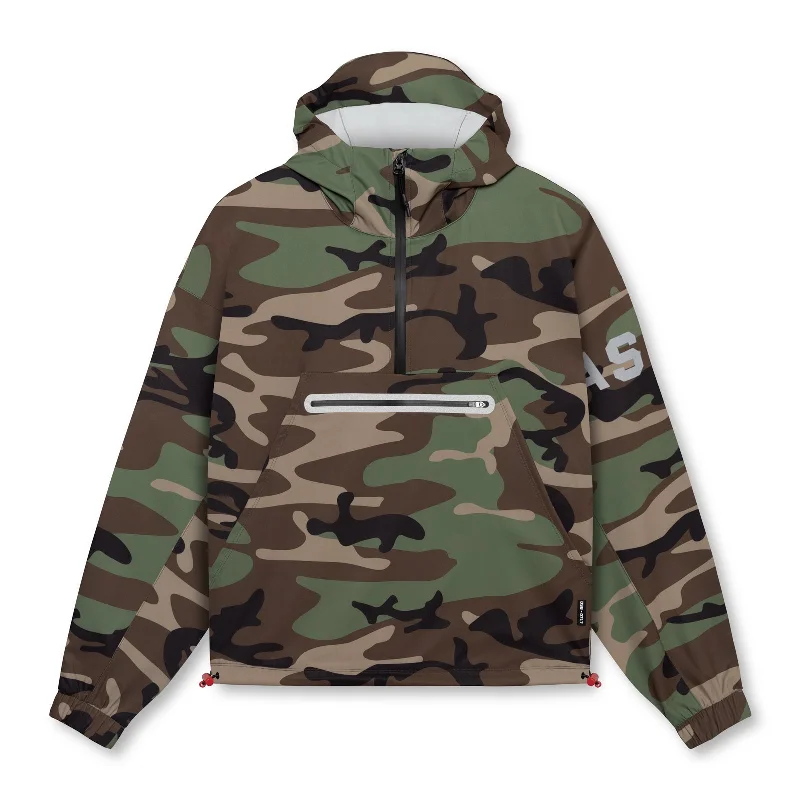 0717. Weather-Ready Anorak Jacket  - Woodland Camo