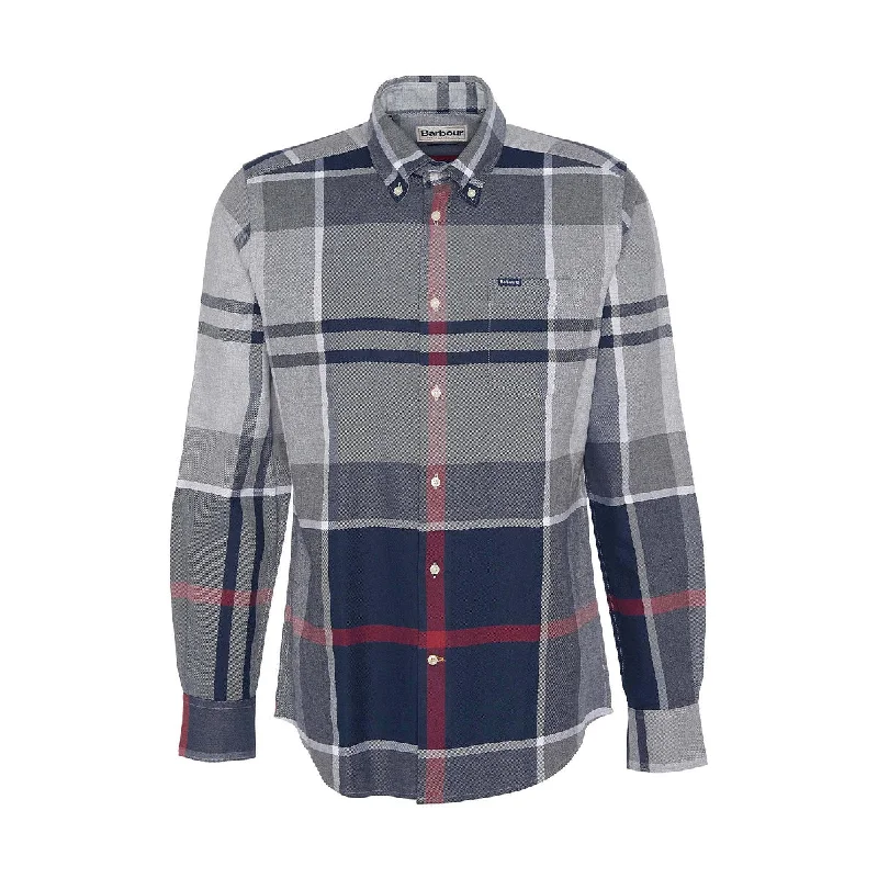 Barbour - Dunoon Tailored Fit Shirt in Blue Granite