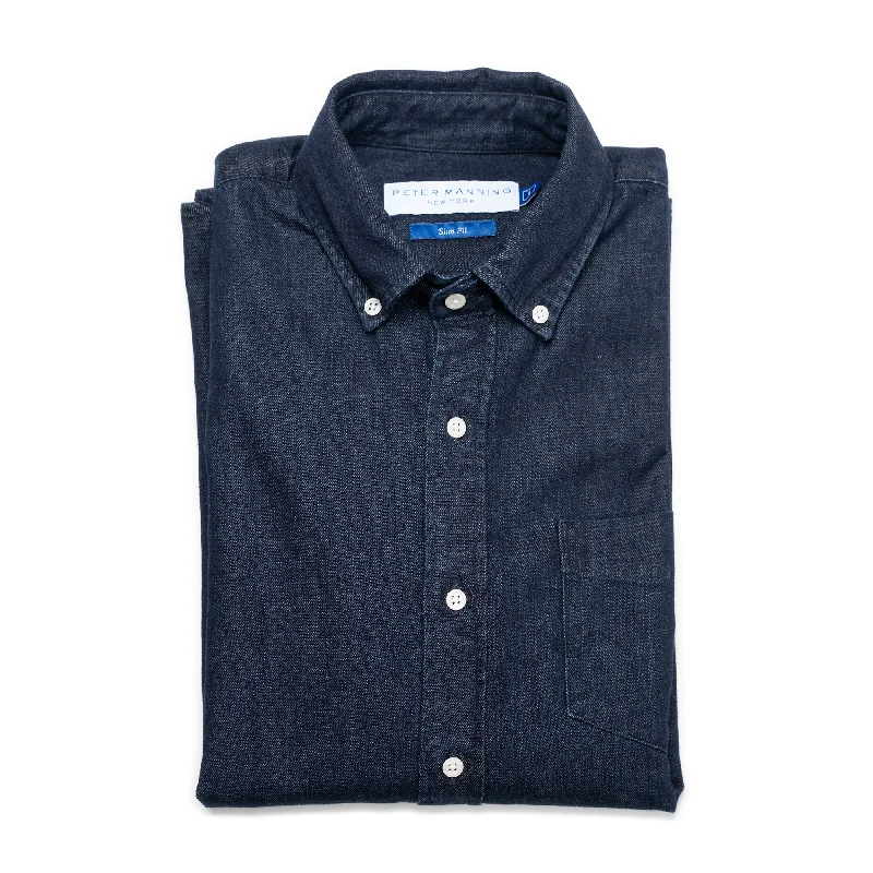 Denim Shirts Slim Fit - Dark Wash