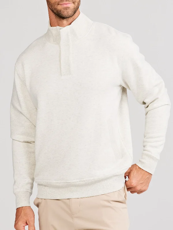 Hudson Fleece Henley Pullover Sweatshirt