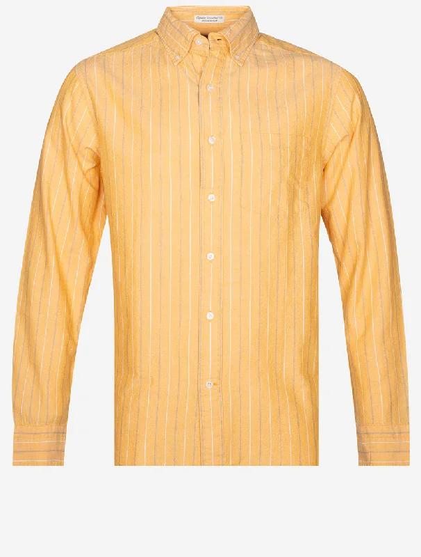 Regular Archive Oxford Stripe Shirt Medal Yellow