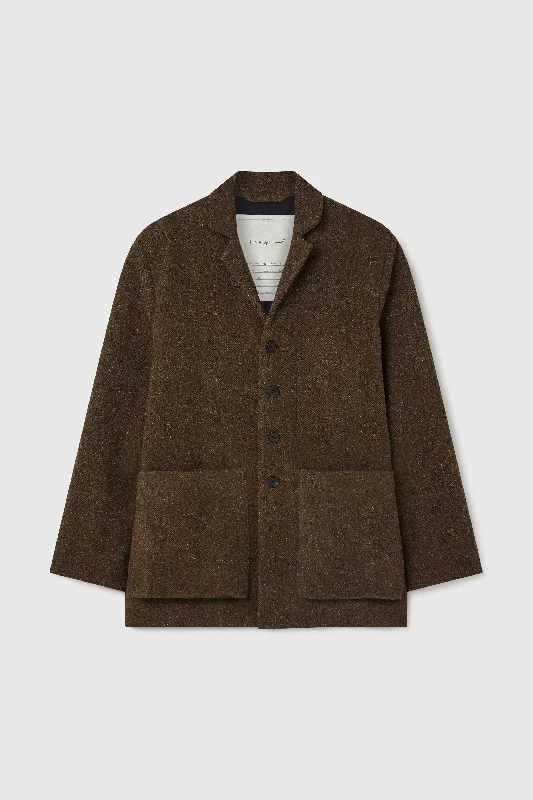 THE PHOTOGRAPHER JACKET / WOOL TWEED HEATHLAND