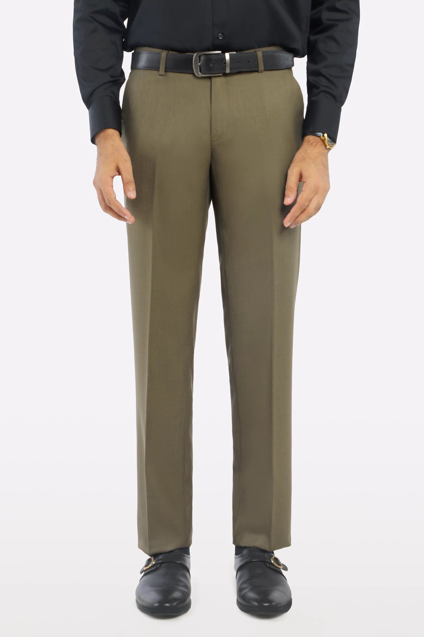 Khaki Smart Fit Formal Trouser