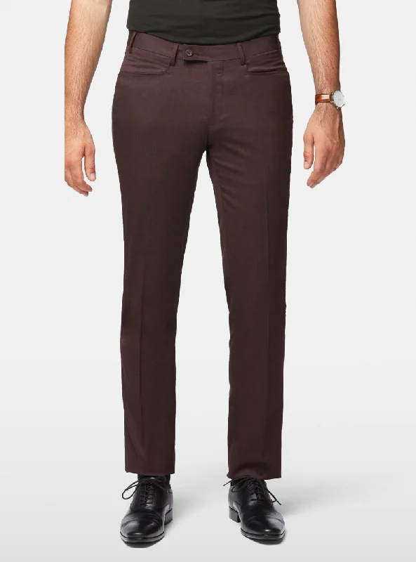 Lightweight wool and polyester weave pants