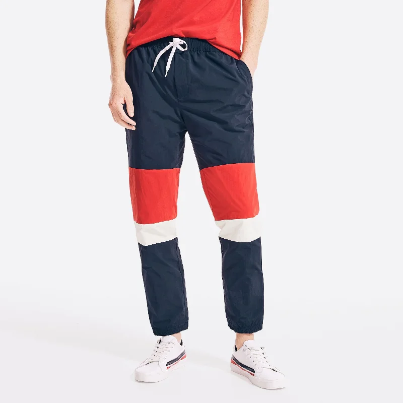 Nautica Mens Reissue Colorblock Track Pant