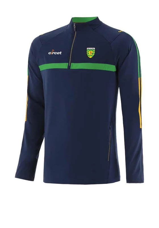 O’Neills Donegal GAA Peak 184 Brushed Half Zip Top, Marine