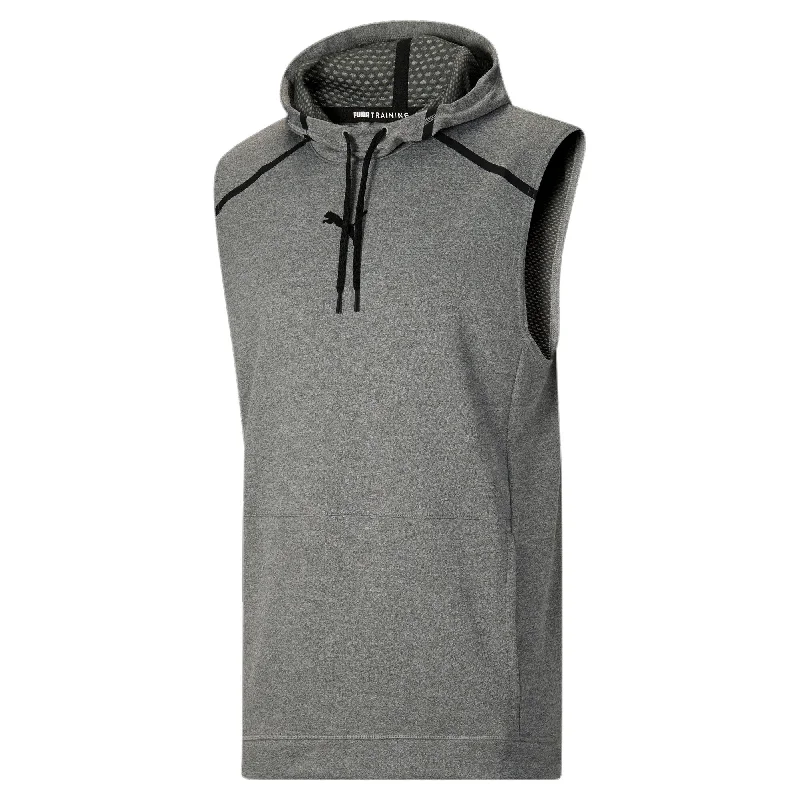 PUMA Men's Tech Knit Sleeveless Training Hoodie