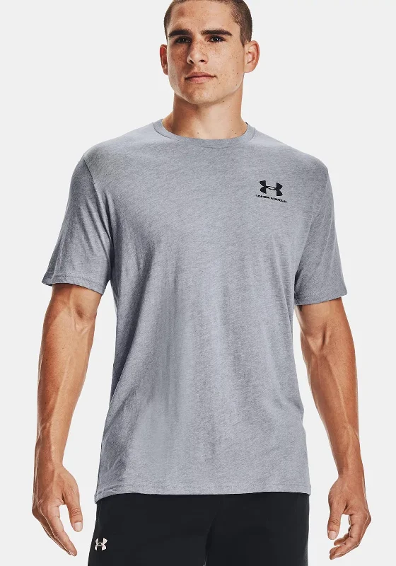 Under Armour Sportstyle T-Shirt, Steel Light Heather