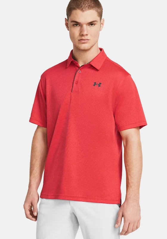 Under Armour Tech Polo Shirt, Red Solstice