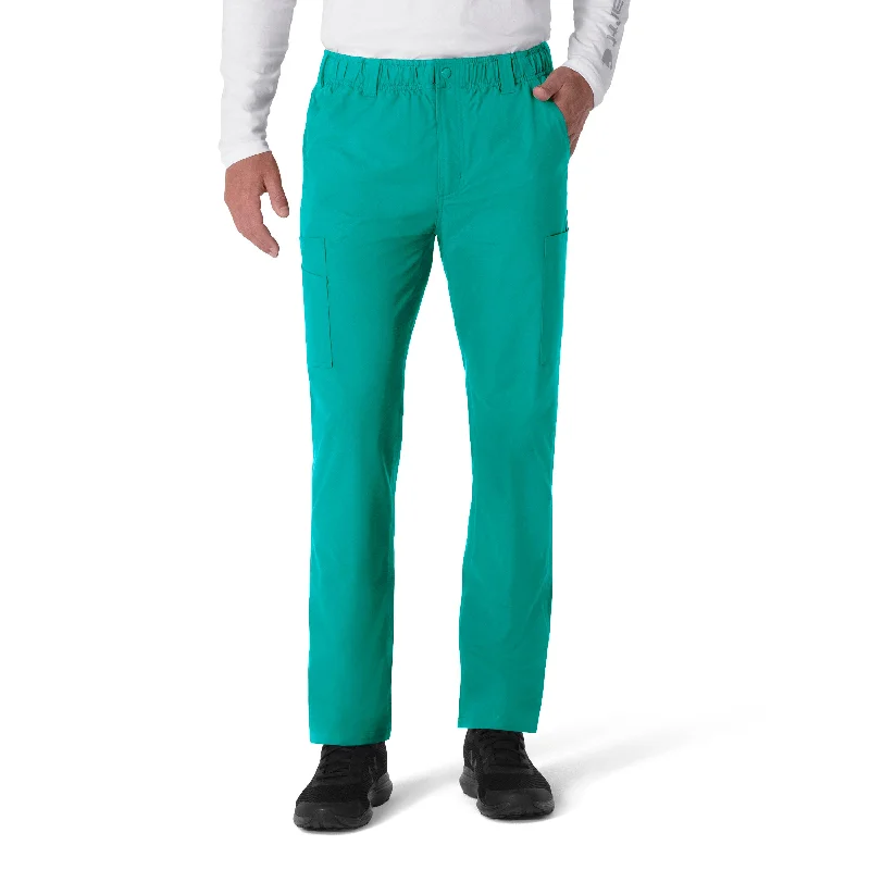 Contemporary Basics Carhartt Force Essentials Men's Straight Leg Cargo Scrub Pant - Teal Blue