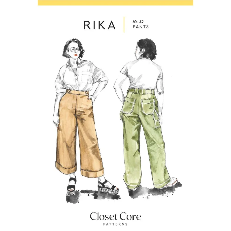 Timeless Sporty Closet Core Patterns Rika Pants