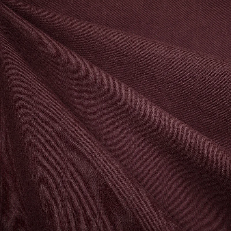 Sophisticated Weekend Soft Washed Linen Cotton Twill Solid Wine