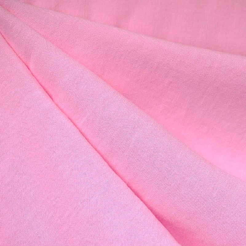 Classic Neutrals Soft Washed Linen Solid Bubblegum