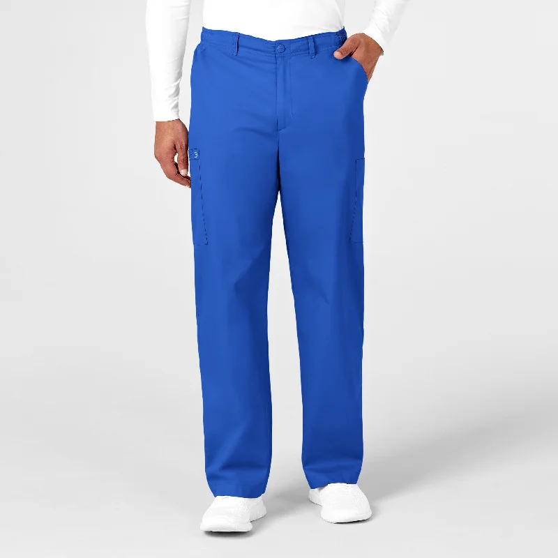 Modern Outerwear WonderWORK Men's Cargo Scrub Pant - Royal